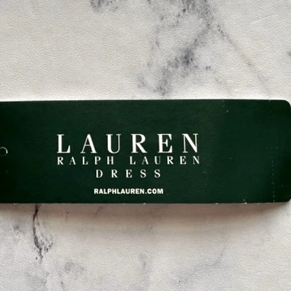 Lauren Ralph Lauren Black & White Print Sleeveless Jersey Midi-dress Full Skirt - Picture 10 of 13